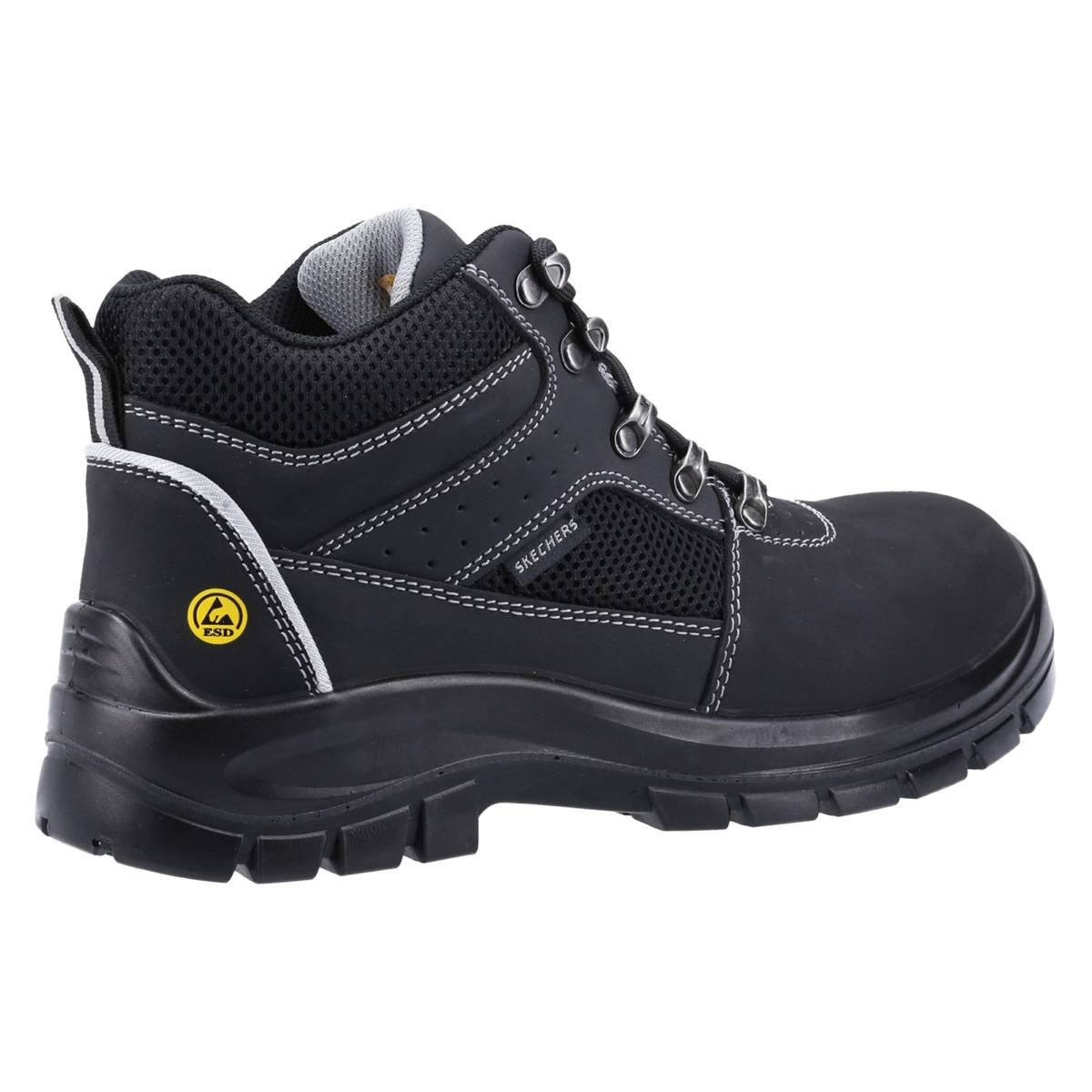 Skechers Workwear Trophus Letic Safety Boot Black Memory Foam cushioned insole - Picture 11 of 41