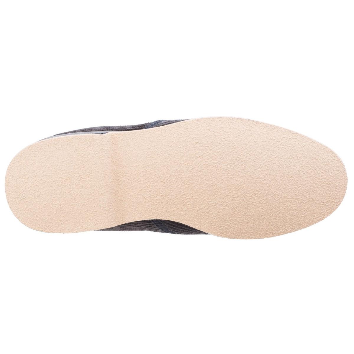 GBS Twin Gusset Slipper Grey Hardwearing Corduroy Upper, for easy access and e - Picture 7 of 19