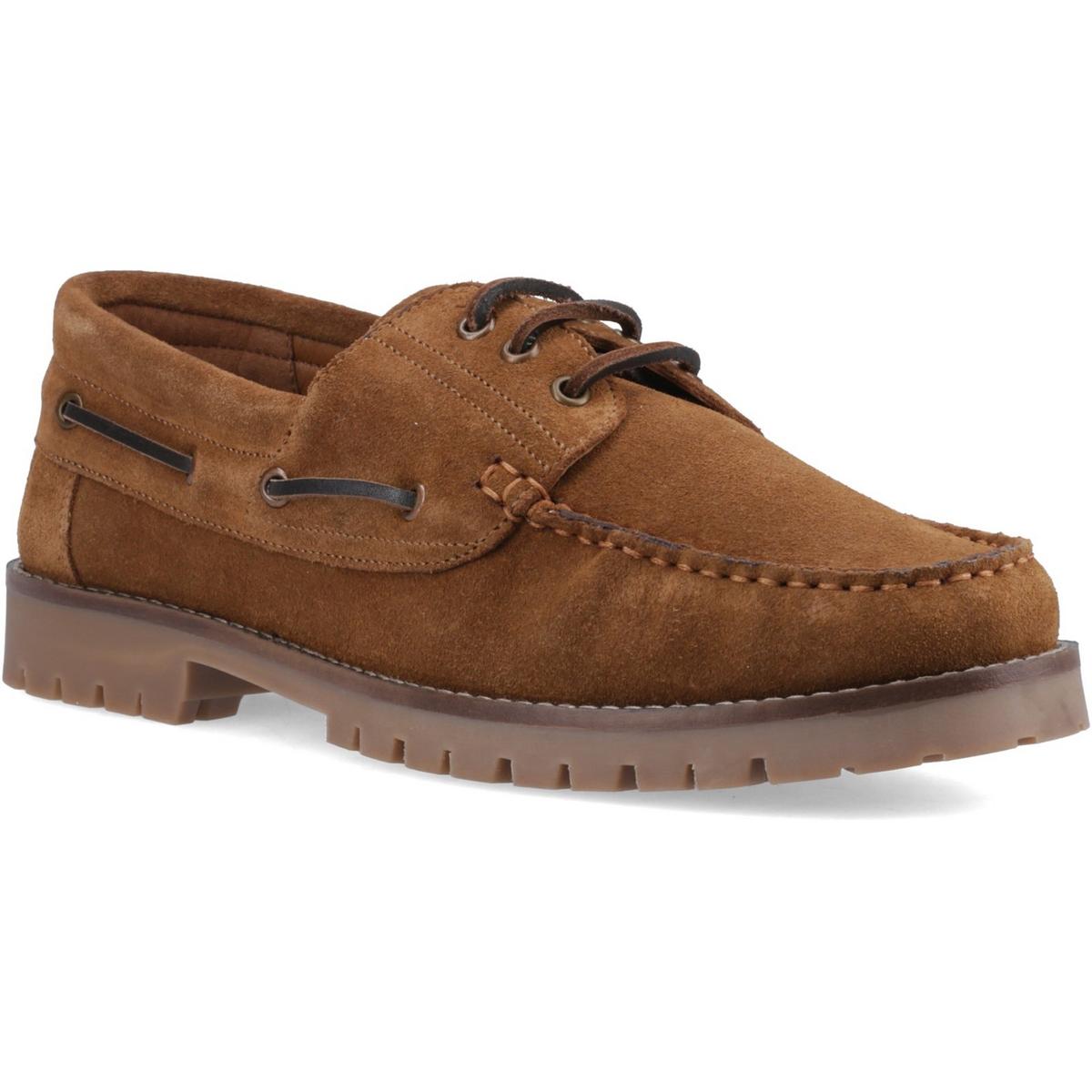 Hush Puppies Harrison Boat Shoe Tan