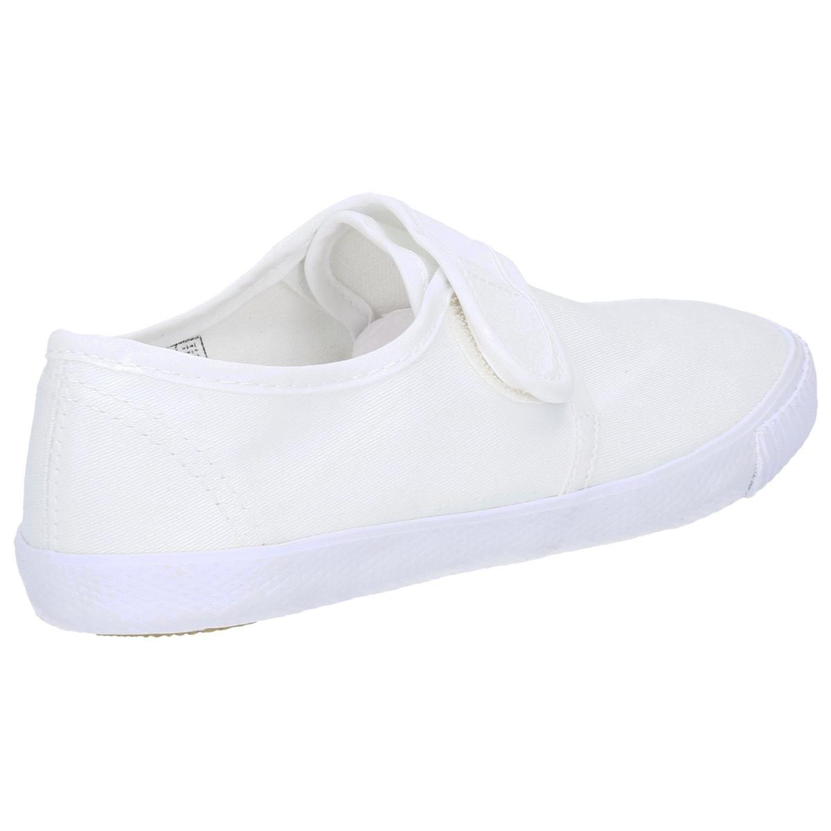 Mirak Plimsolls Touch Fastening White (childrens)