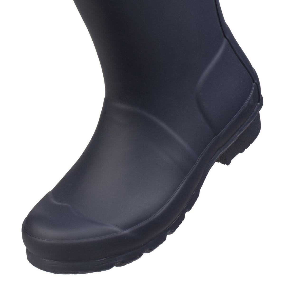 Hunter Original Kids Wellington Boots Navy Waterproof, Textile lining - Picture 11 of 36