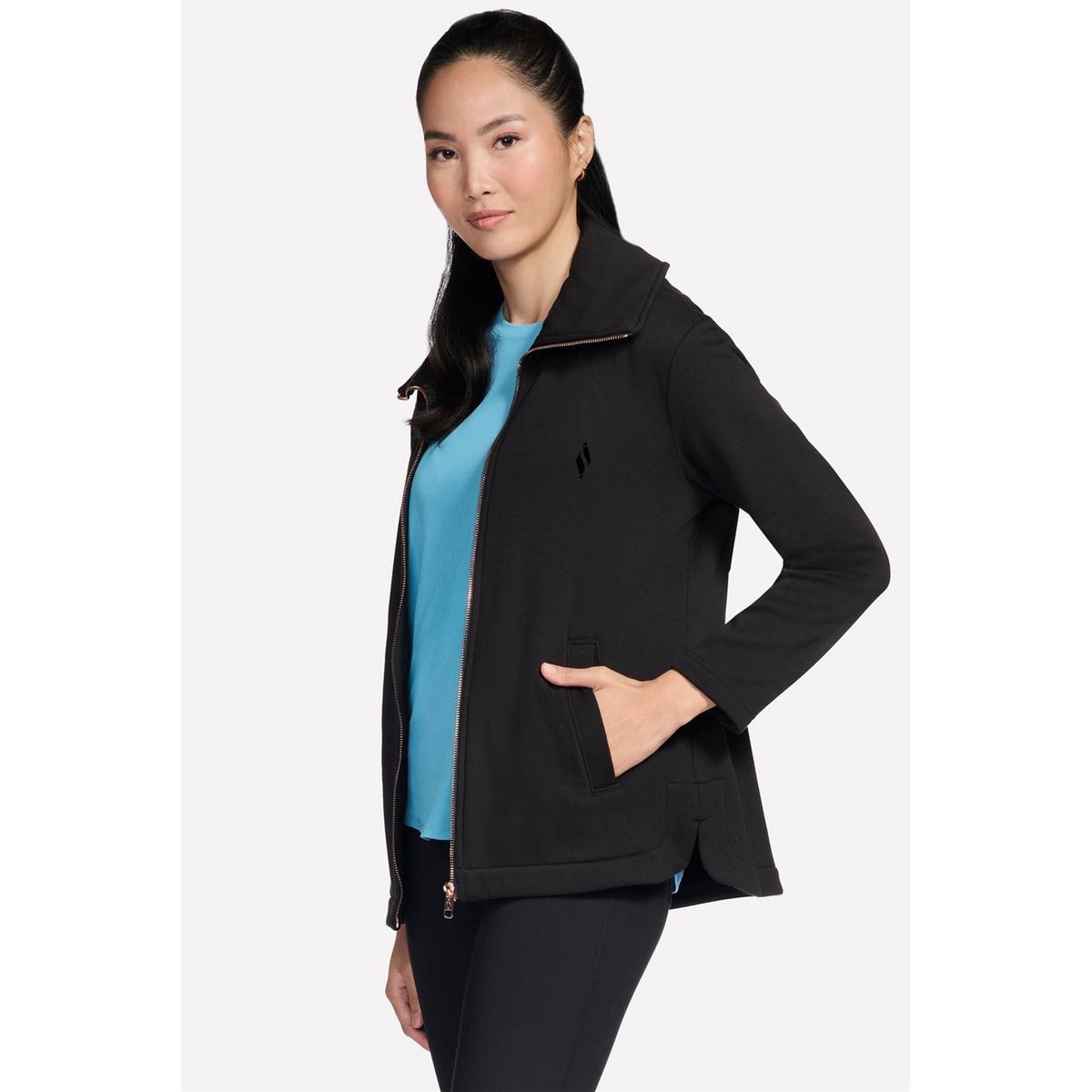 Skechers Performance GO SNUGGLE Tunic Jacket Black - Picture 7 of 20