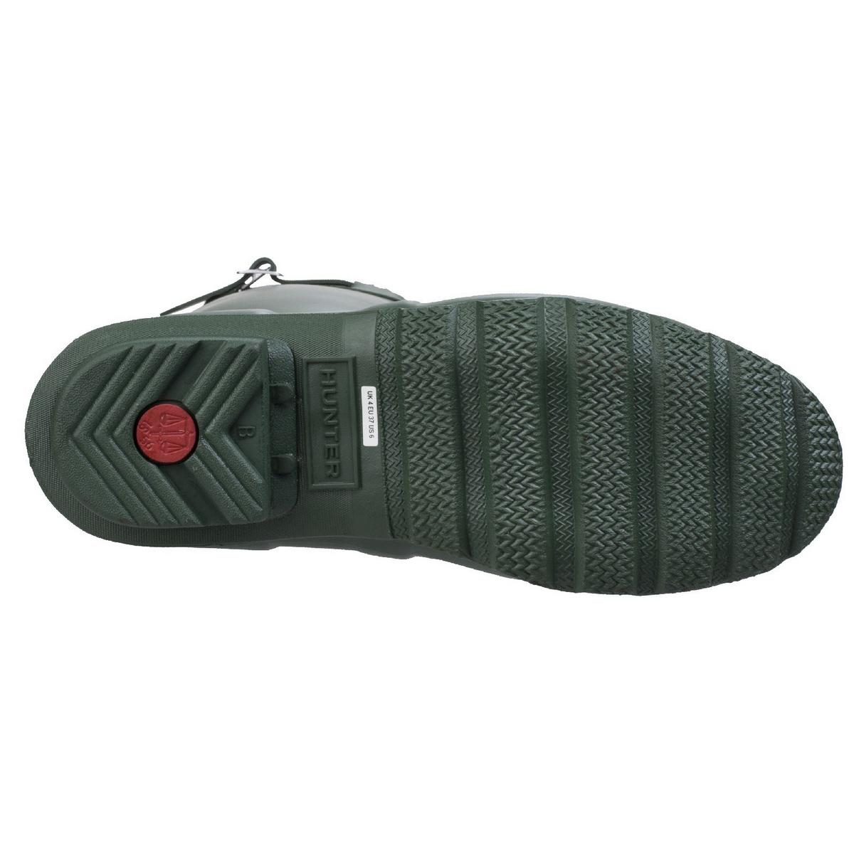 Hunter Original Tall Wellington Boots Green Waterproof, Textile lining - Picture 9 of 36