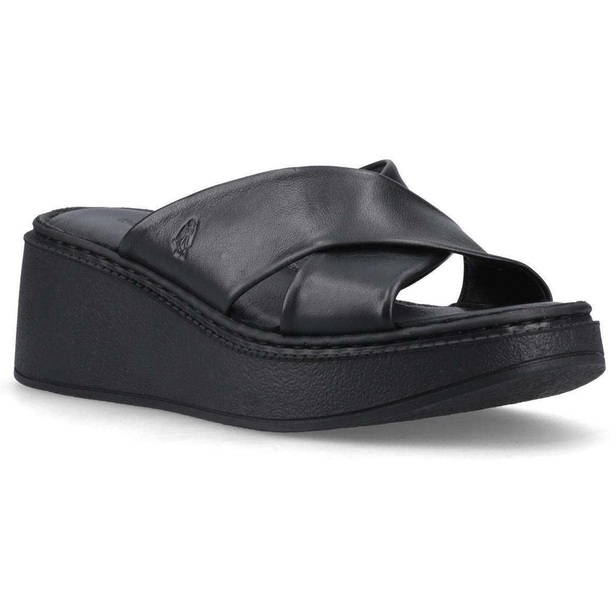 Hush Puppies Bobbi Wedge Sandal Black