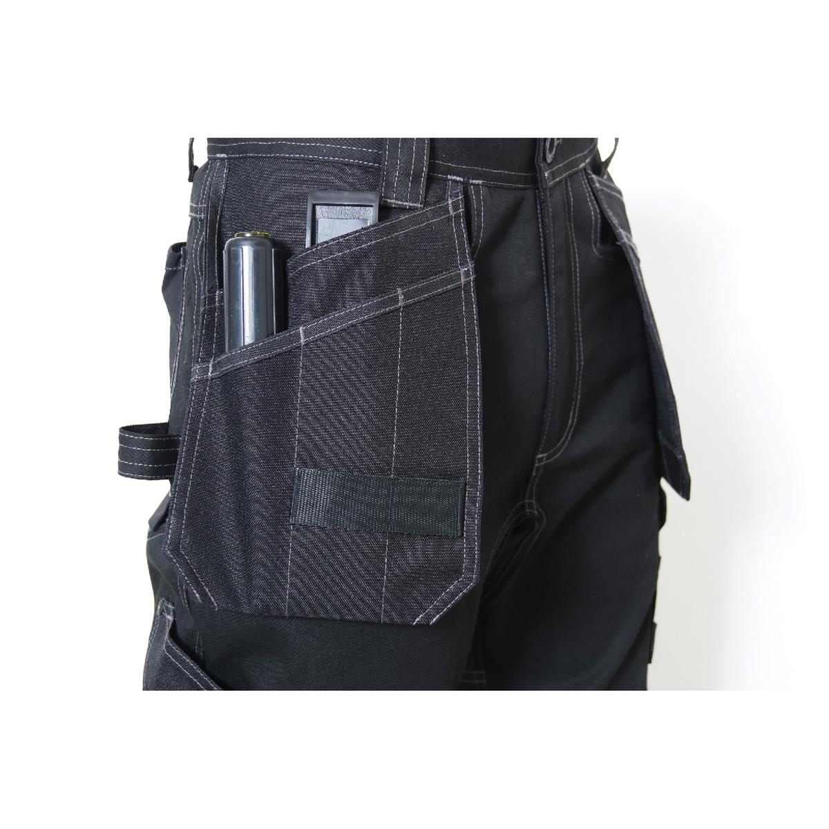 Caterpillar Floor Layer Flex Trouser Black Extra wide center back belt loop to - Picture 8 of 26