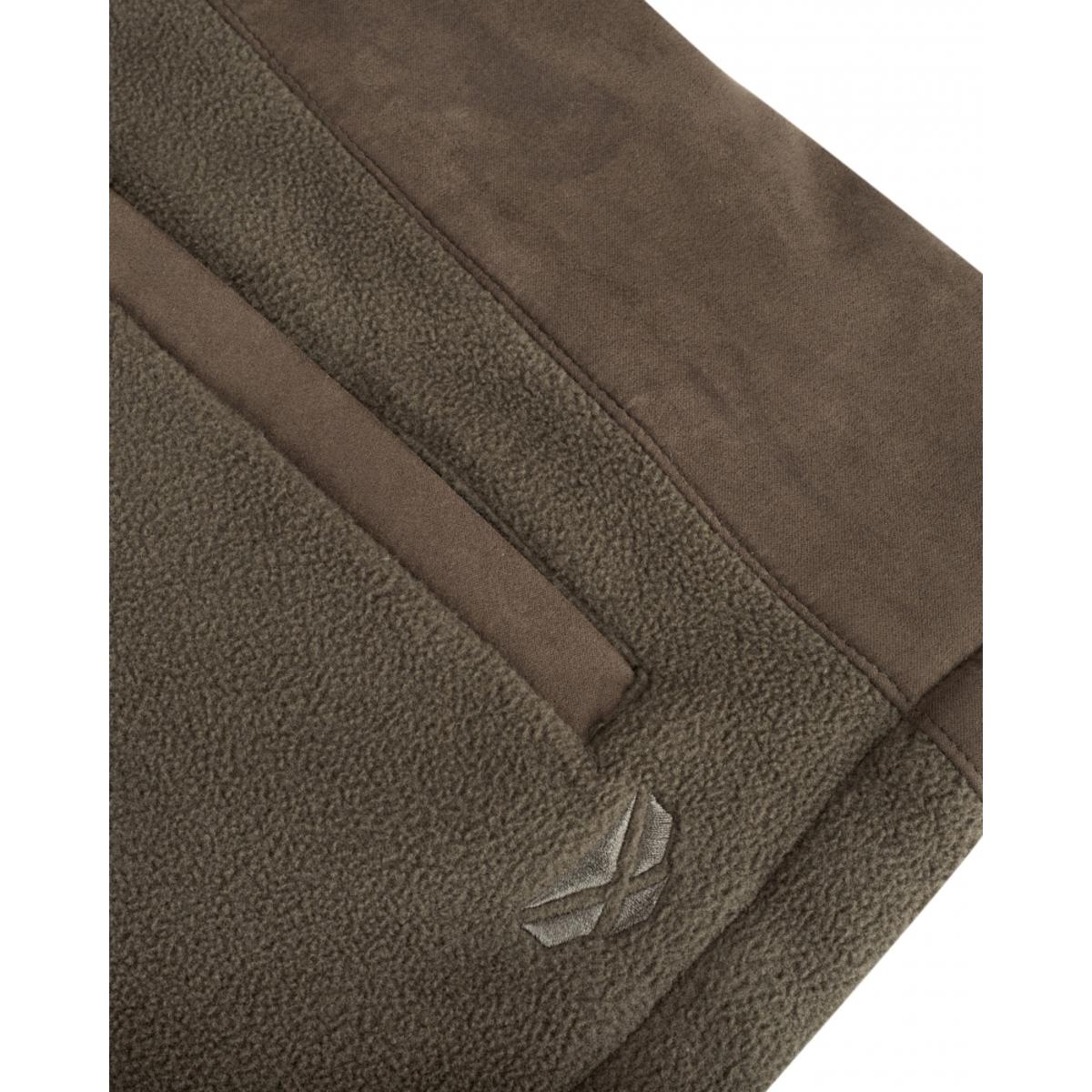 Hoggs of Fife Carrbridge Waterproof Fleece Jacket Fen Green Ladies Faux suede - Picture 4 of 15
