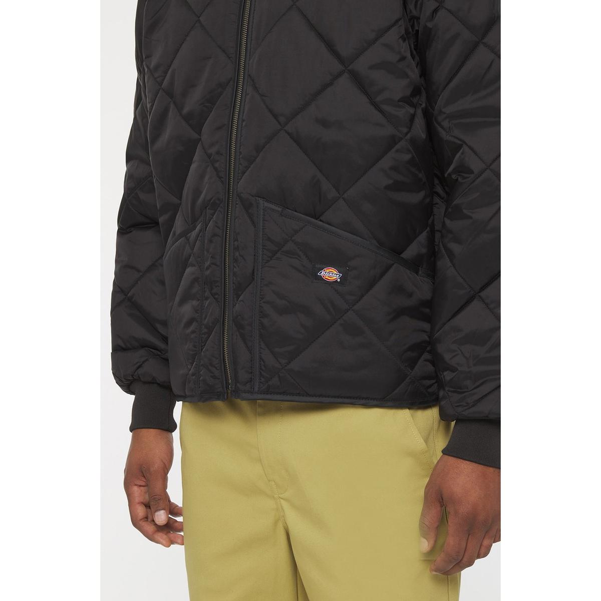 Dickies Diamond Quilted Nylon Jacket Black A functional with superior comfort, - Picture 7 of 25