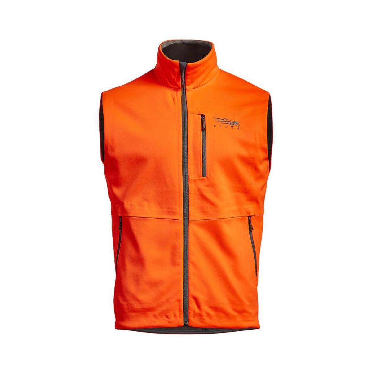 Sitka Nuevo Chaleco Jetstream NARANJA BRILLANTE Tejido Poliéster Reciclado con un micro g - Imagen 6 de 17