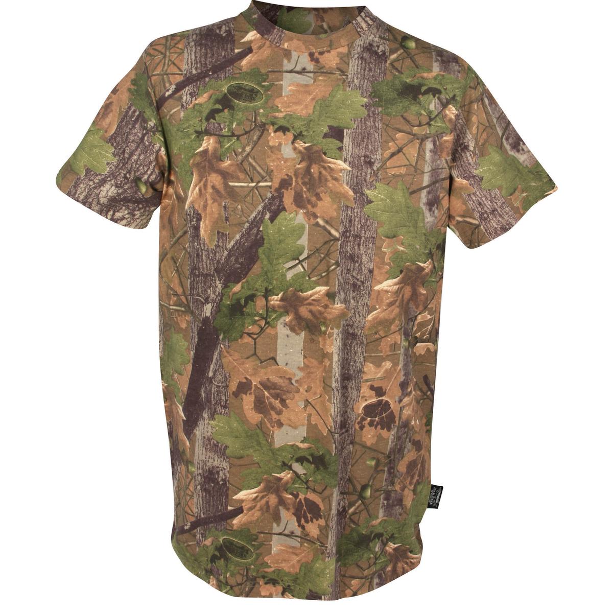 JACK PYKE SHORT SLEEVE T-SHIRT MENS S-3XL ENGLISH OAK EVO CAMO HUNTING CLOTHING