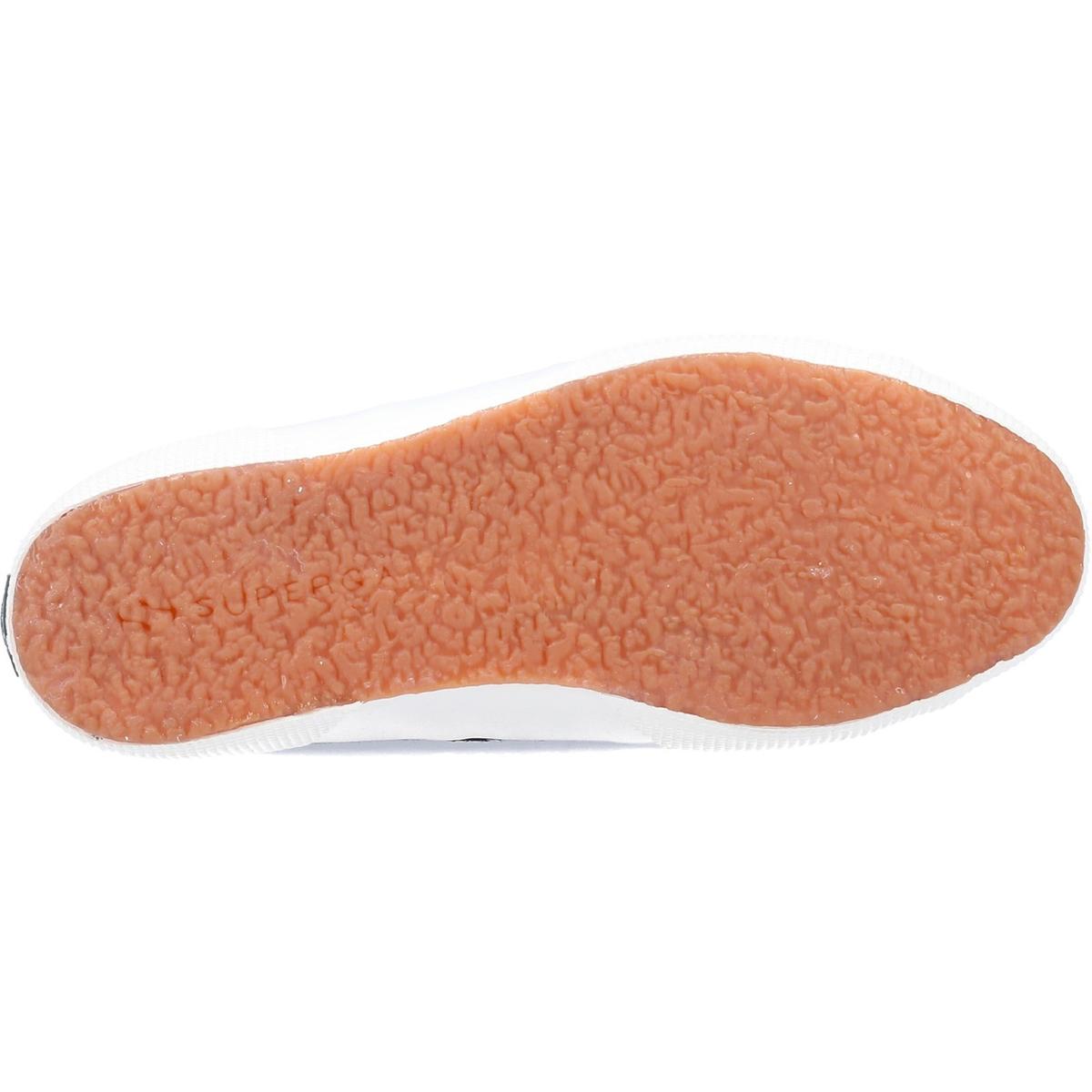 Zapato Superga 2706 OG Negro/Blanco Marfil Transpirable Algodón Lona Superior, Ergonómico - Imagen 7 de 16