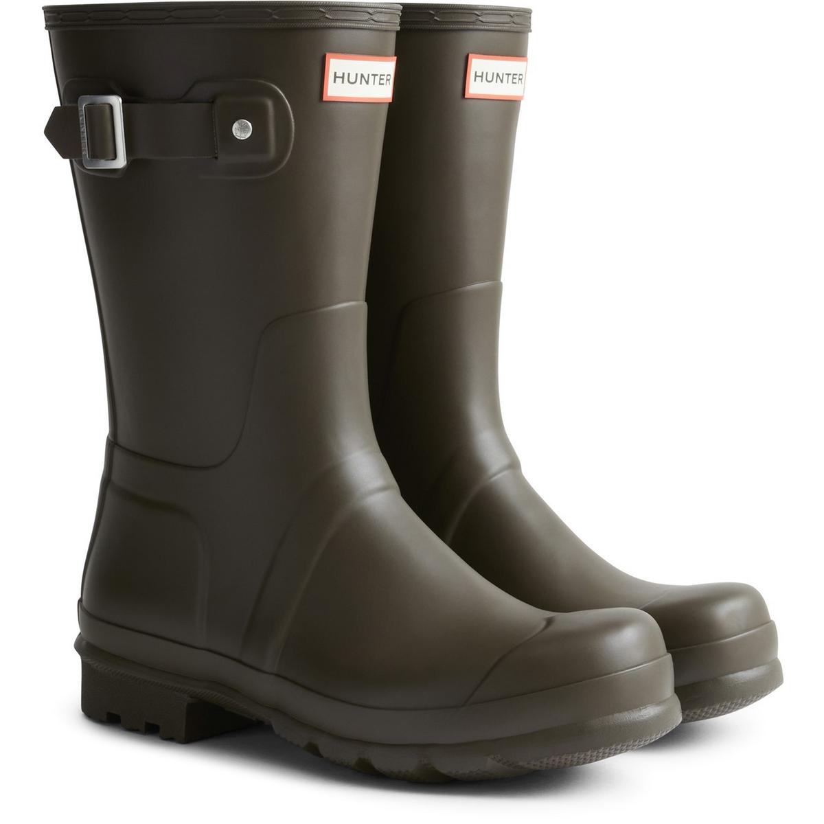 Hunter Original Short Wellington Boots Chocolate