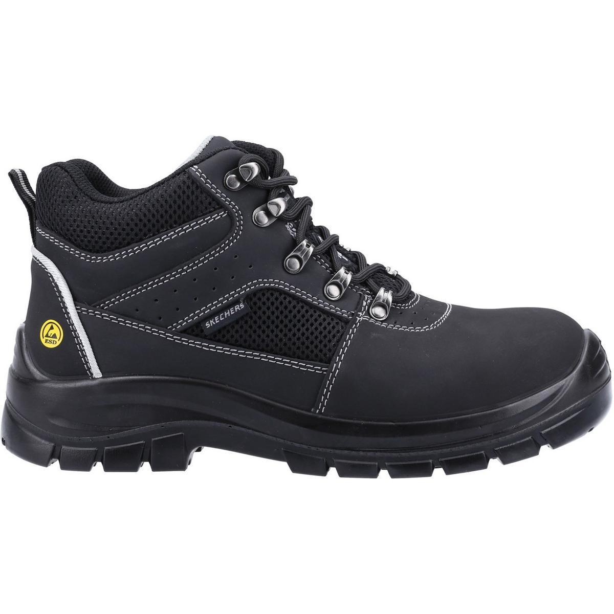 Skechers Workwear Trophus Letic Safety Boot Black Memory Foam cushioned insole - Picture 9 of 41