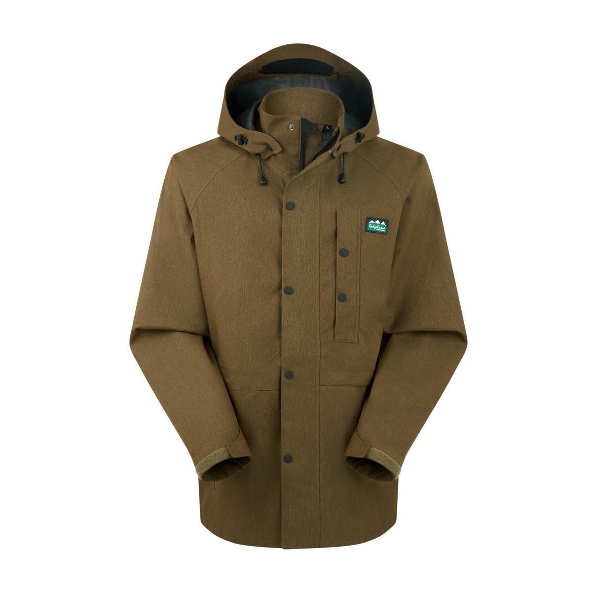 Ridgeline Mens Monsoon Light Jacket Teak