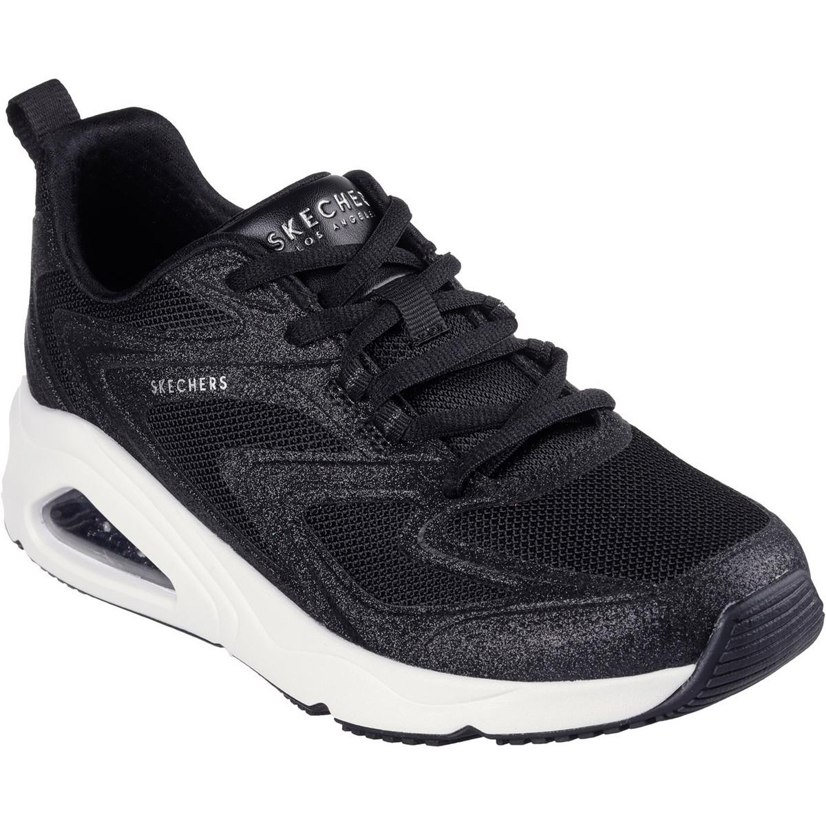 Skechers Tres Air Uno Glit Airy Trainers Black