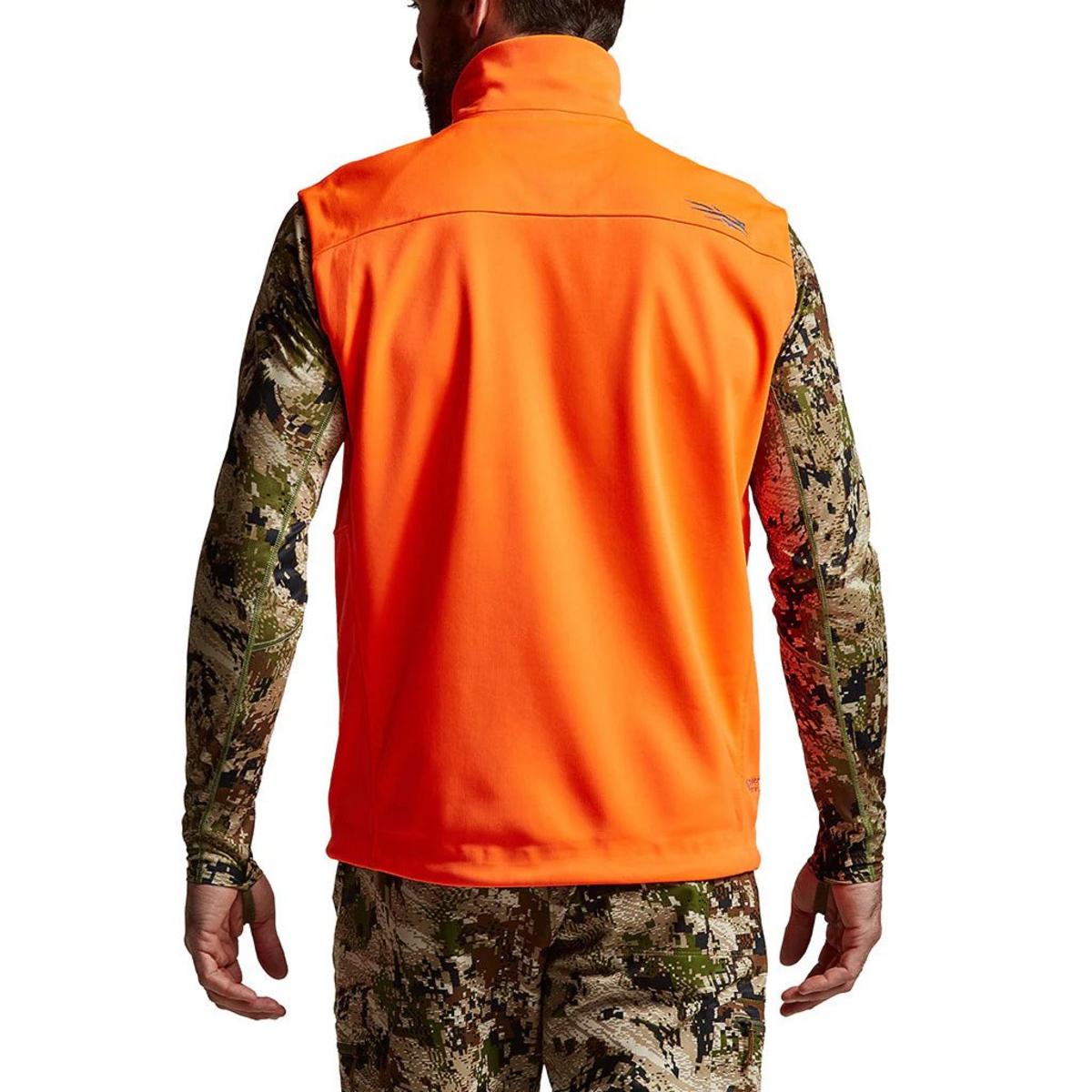 Sitka Nuevo Chaleco Jetstream NARANJA BRILLANTE Tejido Poliéster Reciclado con un micro g - Imagen 9 de 17