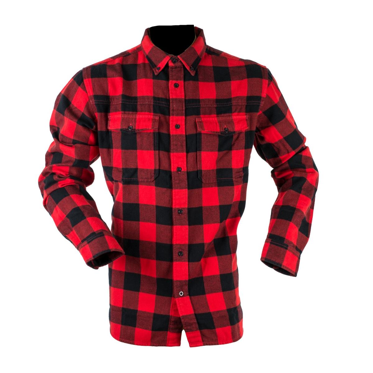 Ridgeline Classic Checked Shirt Red and Black Shirts Men's | eBay