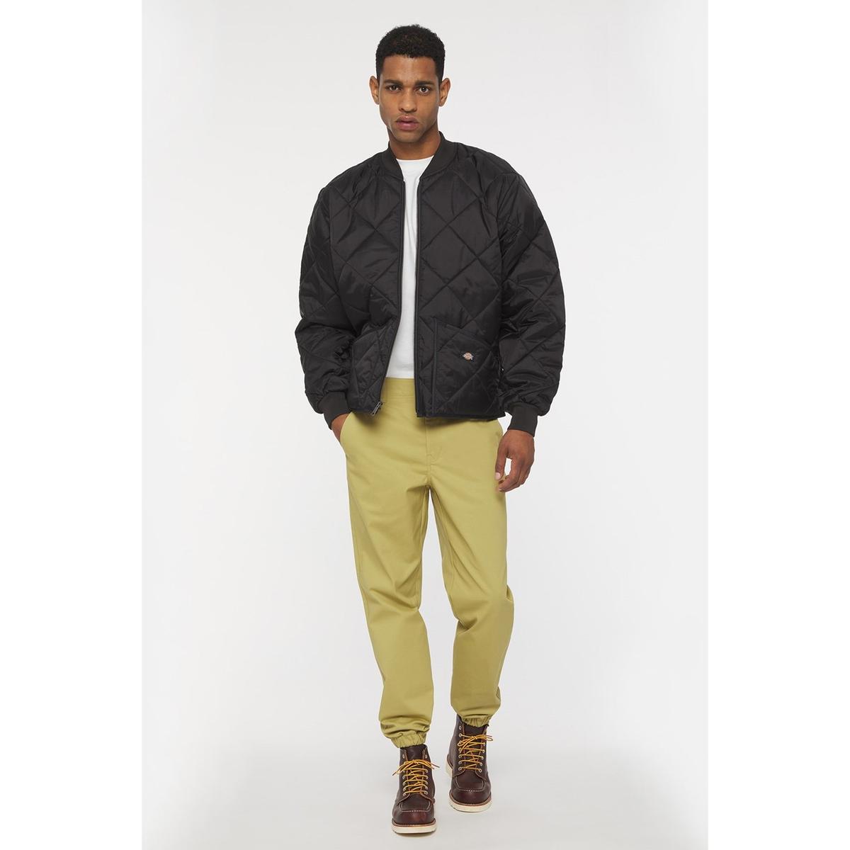 Dickies Diamond Quilted Nylon Jacket Black A functional with superior comfort, - Picture 9 of 25