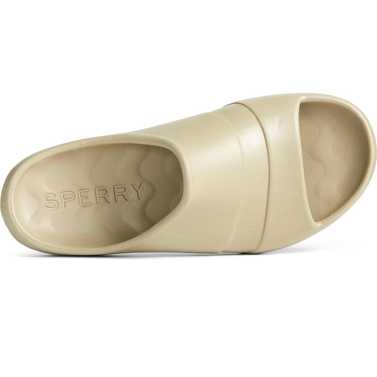 Sperry Float Slide Sandal Taupe Wave contoured footbed, Moulded stripe in the - Imagen 8 de 21