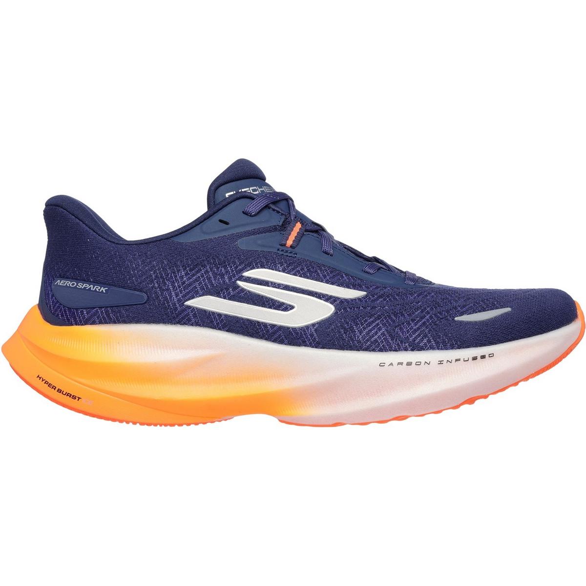 Skechers Performance GO RUN Ride 12 Trainer Navy/Orange - Picture 10 of 40