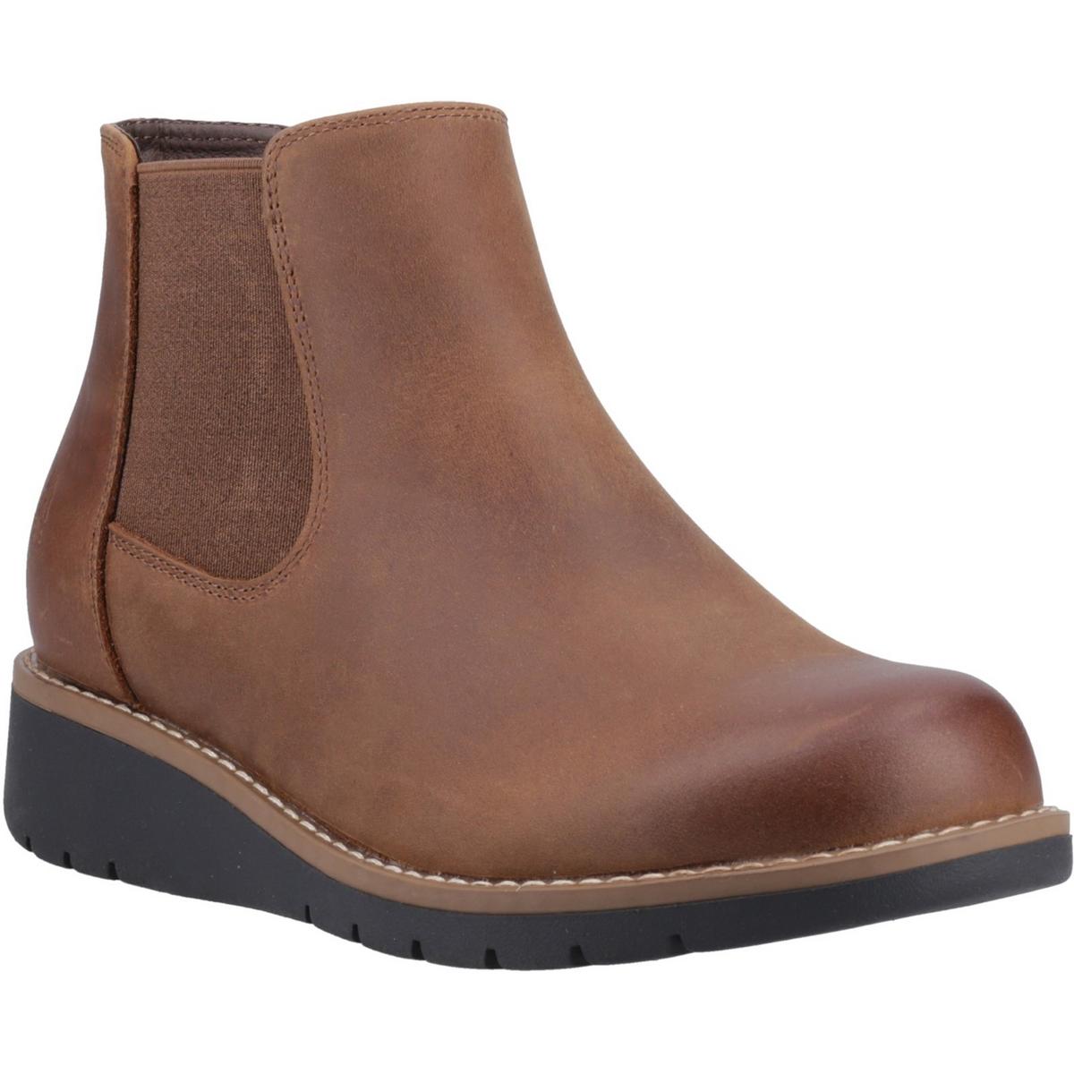 Hush Puppies Leonie Ankle Boots Brown
