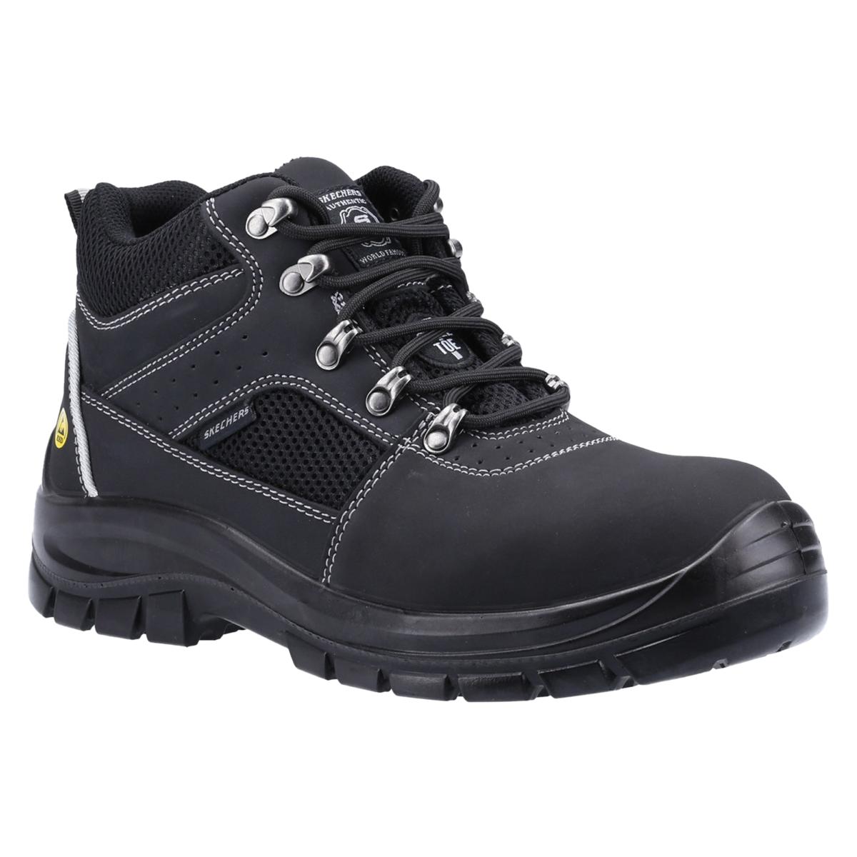 Skechers Workwear Trophus Letic Safety Boot Black Memory Foam cushioned insole - Picture 8 of 41