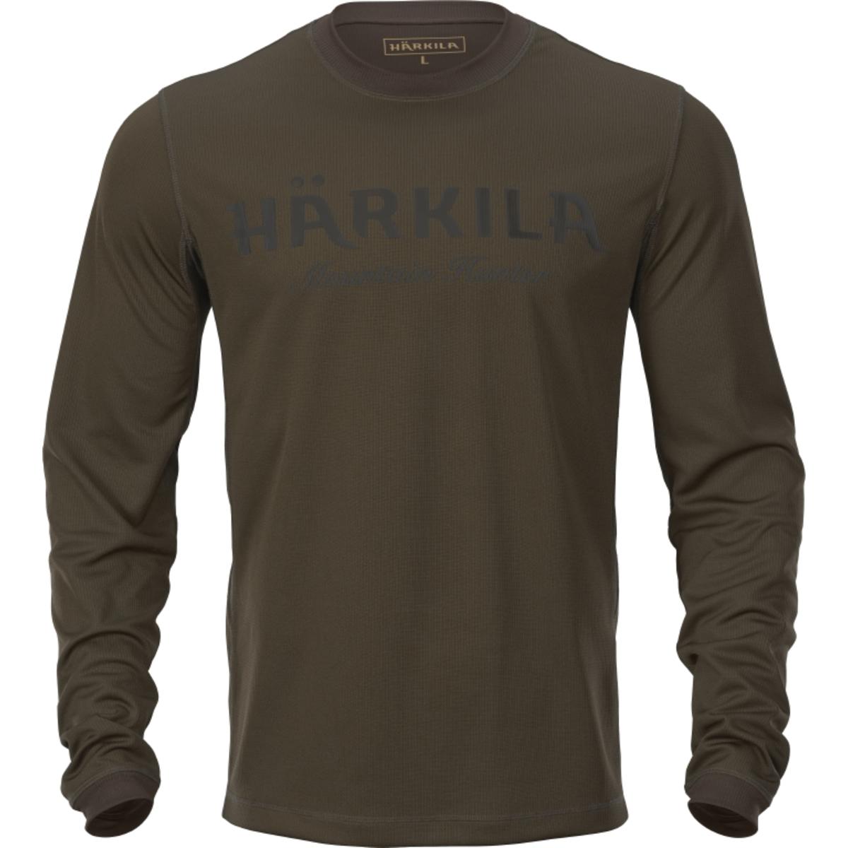 Harkila Mountain Hunter L/S t-shirt Hunting green/Shadow brown | eBay
