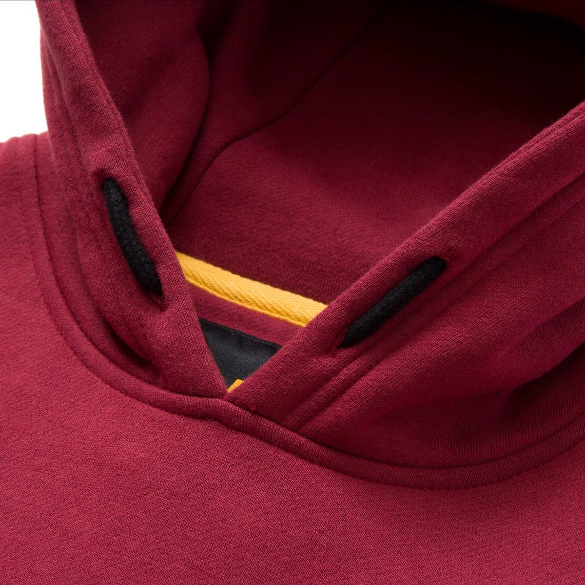 Caterpillar Trademark Banner Hooded Sweatshirt Brick