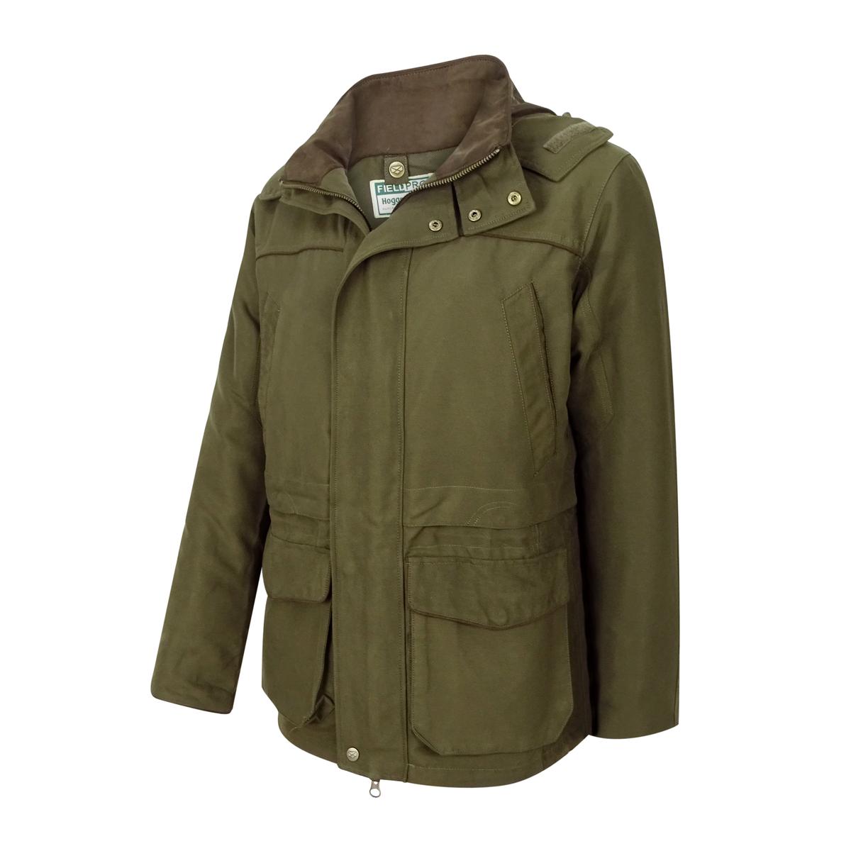 Hoggs of Fife Kincraig W/P Field Jacket Olive Green Two tone G4 Shell Fabric 8 - Picture 7 of 30