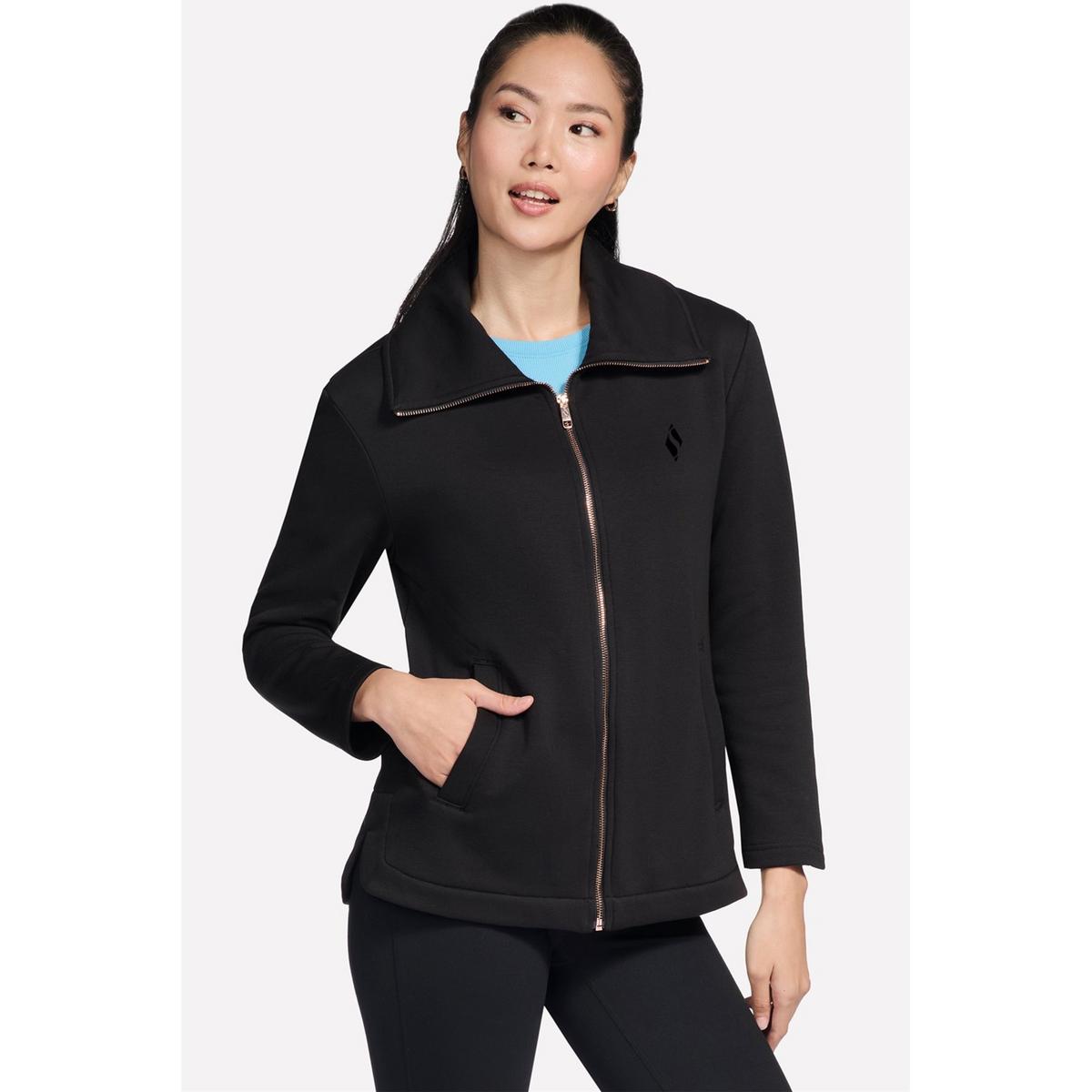 Skechers Performance GO SNUGGLE Tunic Jacket Black - Picture 8 of 20