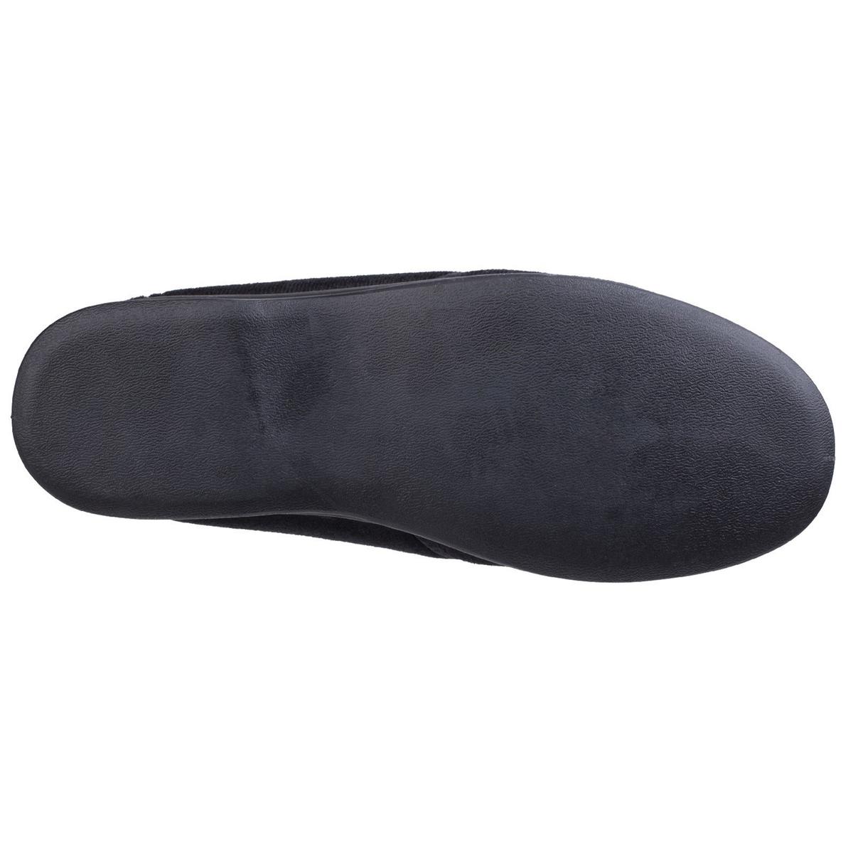 Mirak Shepton Slip On Slipper Black Elasticated Upper providing secure fitment - Picture 7 of 25