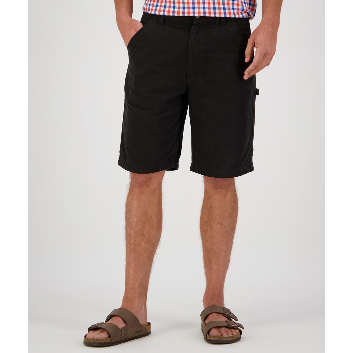 Swanndri Glenbrook Short Black 100% cotton canvas, 290gsm, Canvas work - Picture 4 of 13