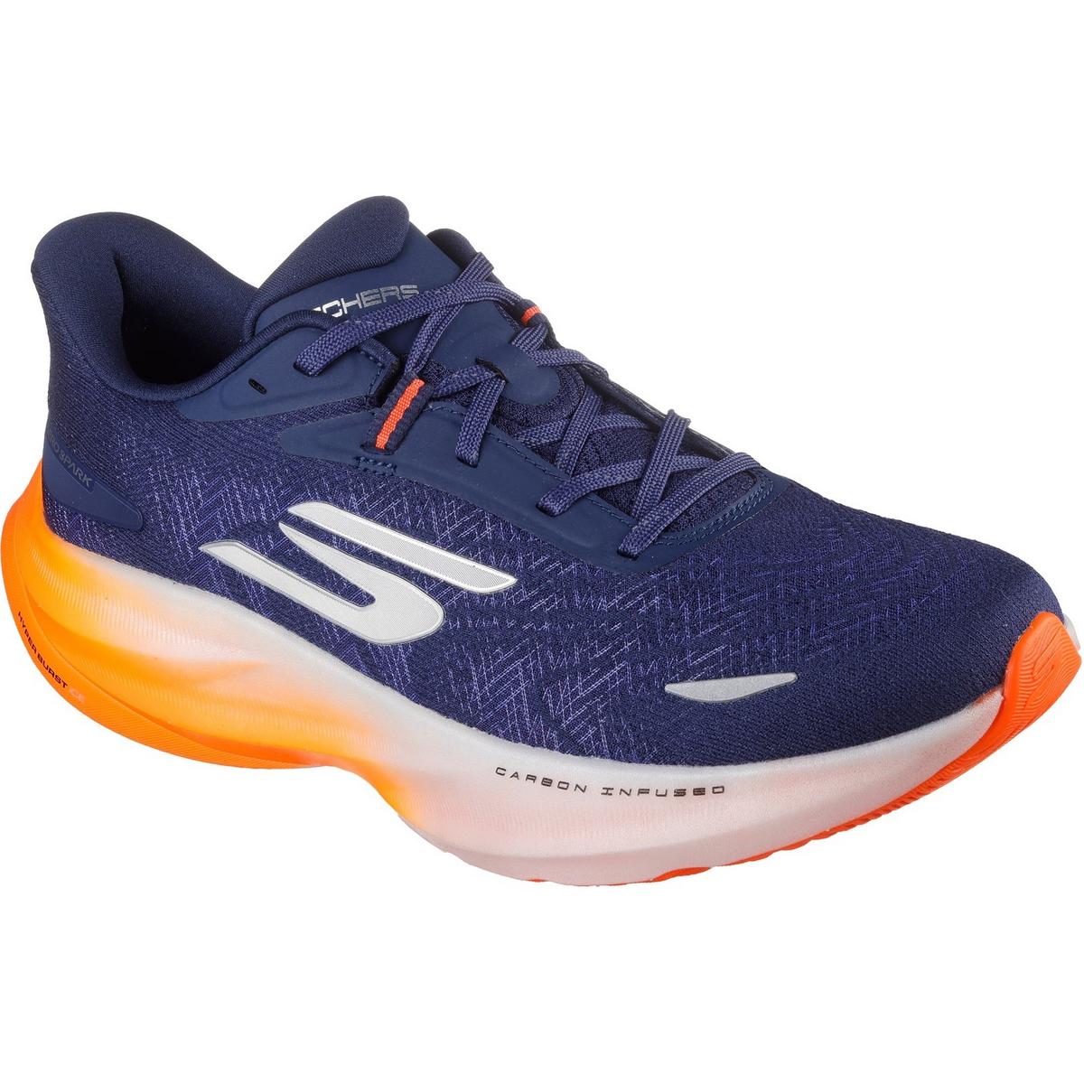 Skechers Performance GO RUN Ride 12 Trainer Navy/Orange - Picture 6 of 40