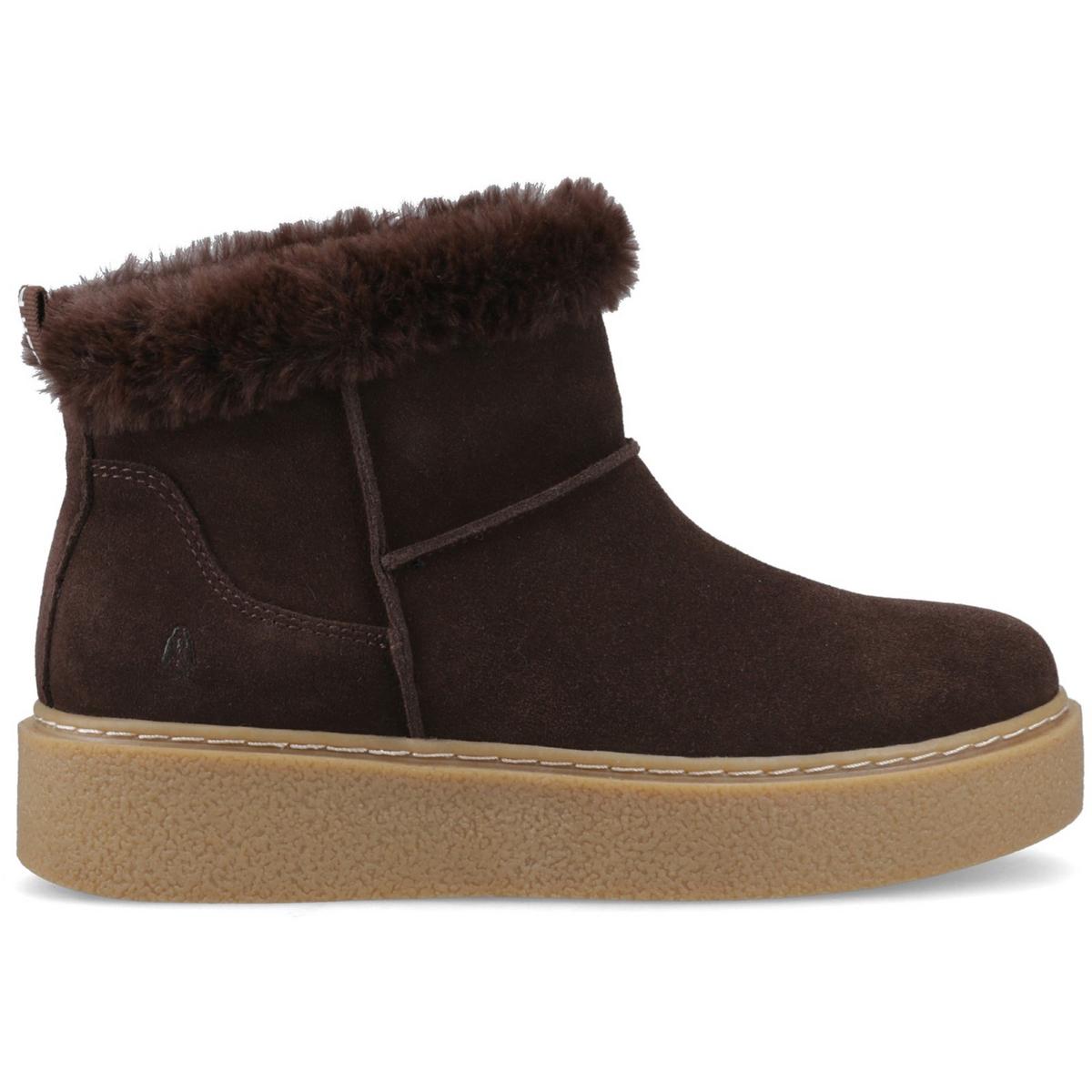 Hush Puppies Becca Ankle Boots Chocolate