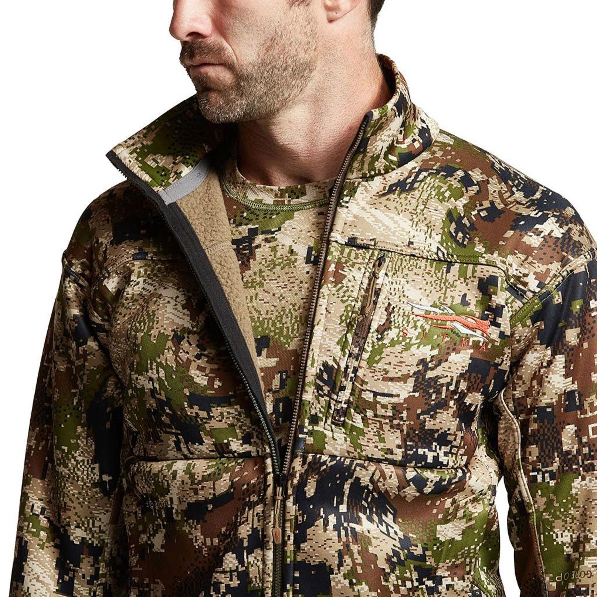 Sitka Nueva Chaqueta Traverse Optifade Subalpine Tejido Tejido Tejido Poliéster Ultra Silencioso - Imagen 7 de 21