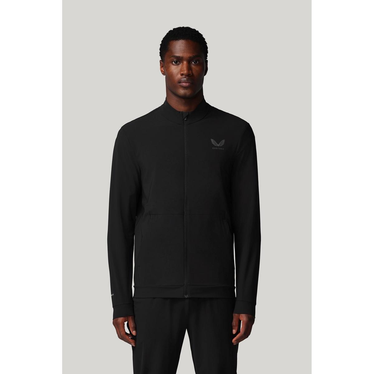 Castore TECH TRAINING JACKET CASTORE BLACK/CASTORE GUNMETAL