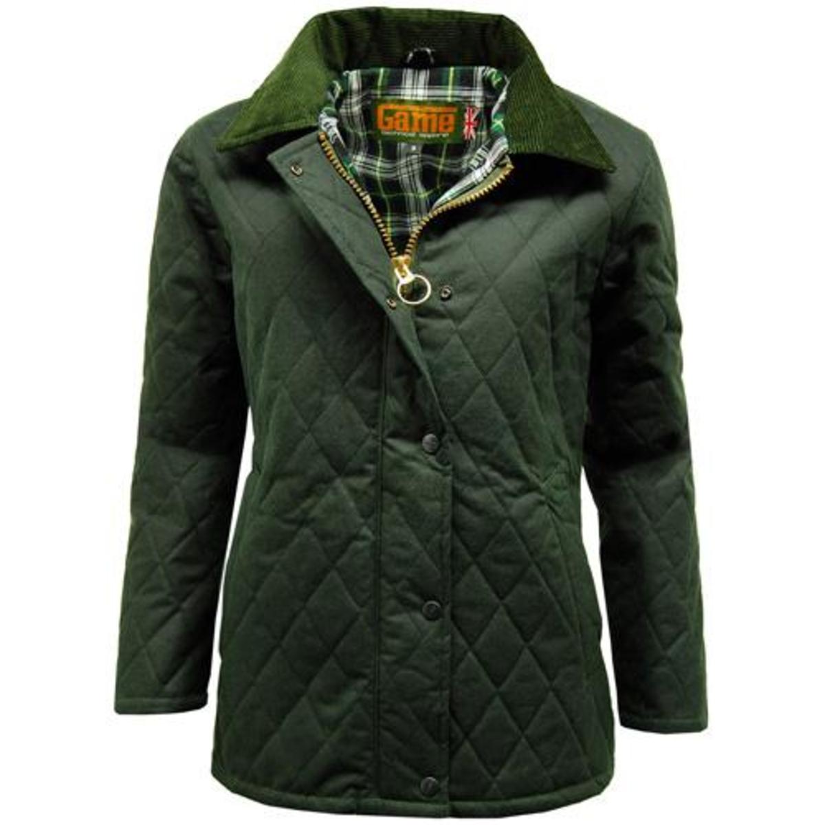 quilted wax jacket