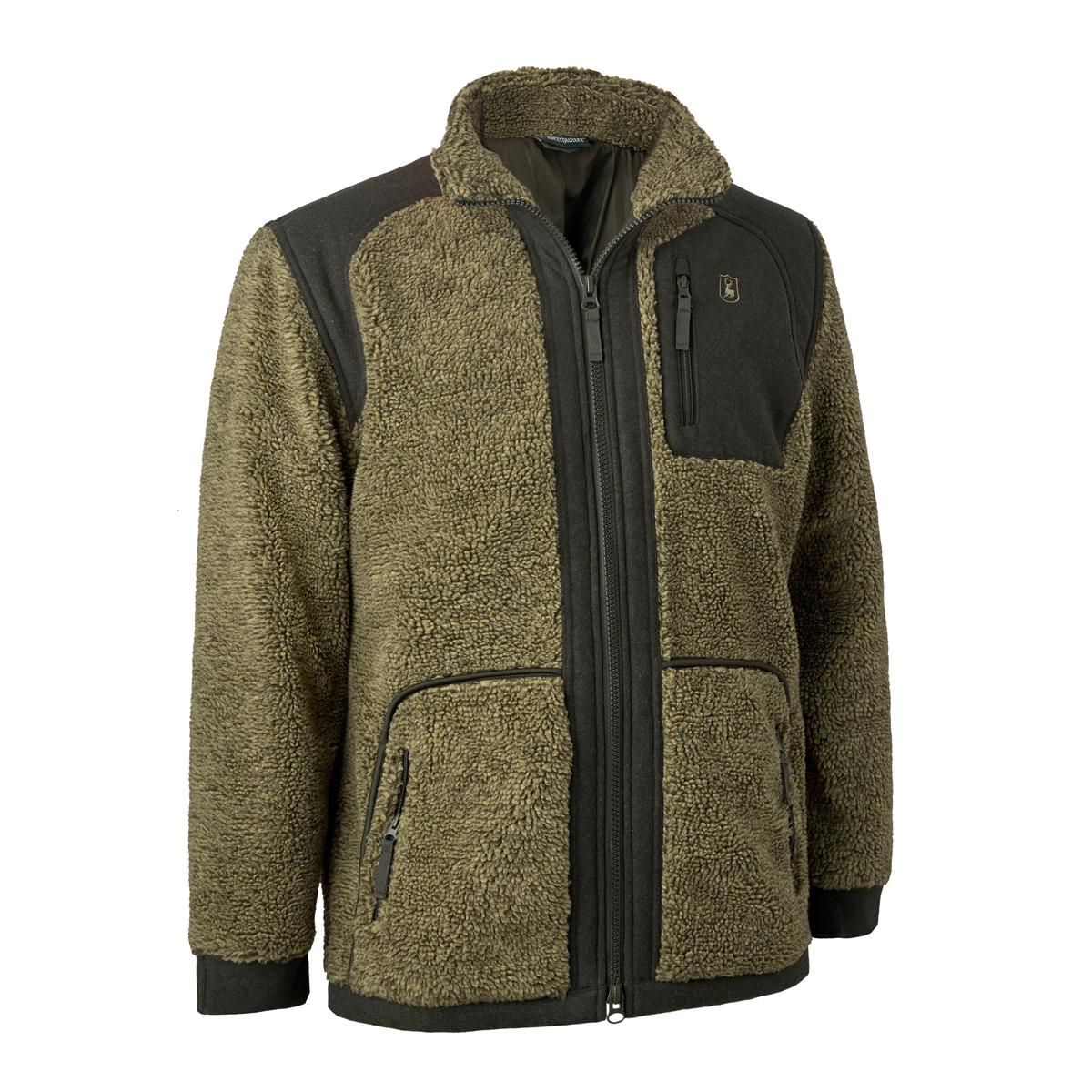 green wool hunting jacket