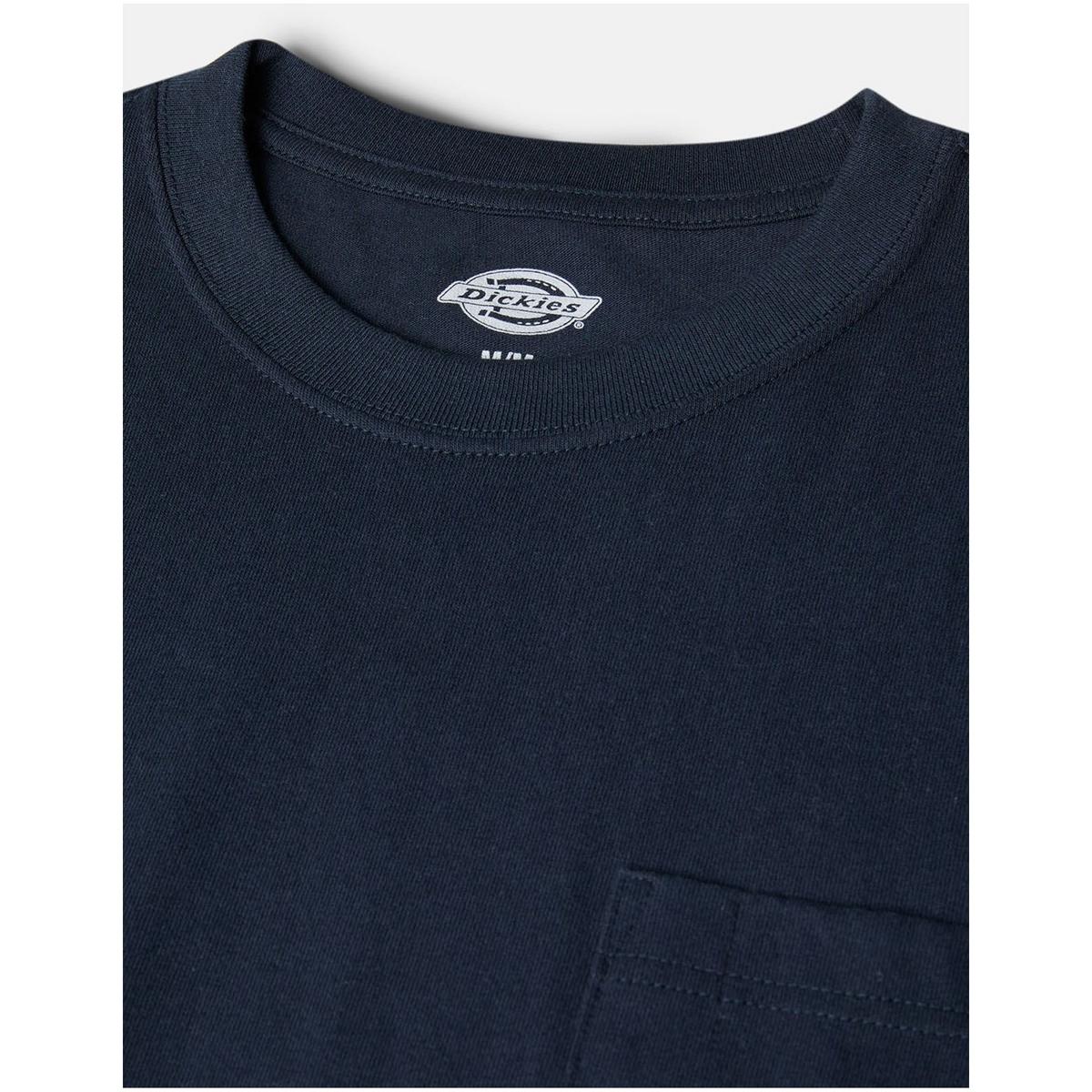 Dickies Pocket Tee Long Sleeve Navy - Picture 7 of 31