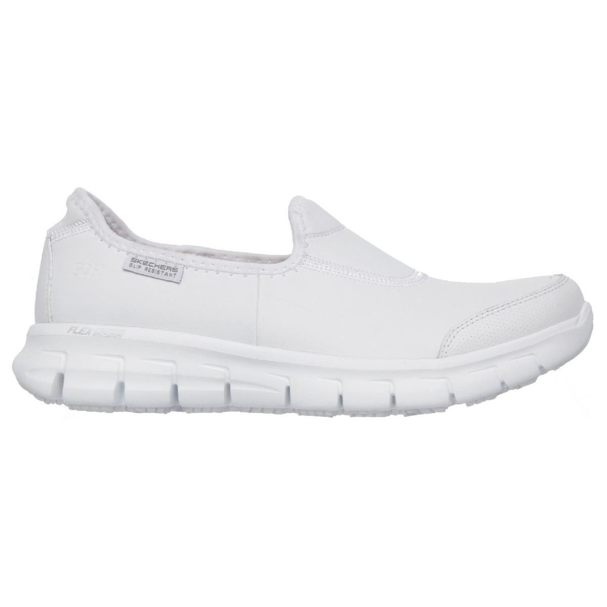 Skechers Workwear Sure Track Slip Resistant Occupational Shoe White on casual - Picture 10 of 41