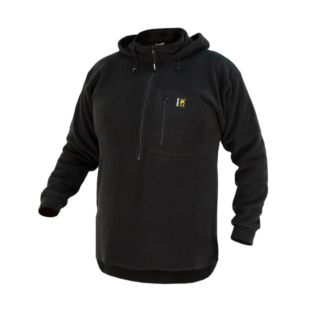 Swazi The Hood 280gsm Polar Fleece Hoodie  Black